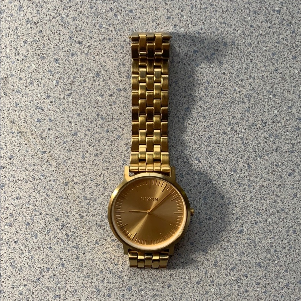 Nixon Porter Watch - gold
